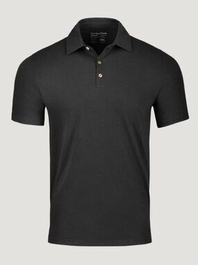 Fresh Clean Threads Black Torrey Polo